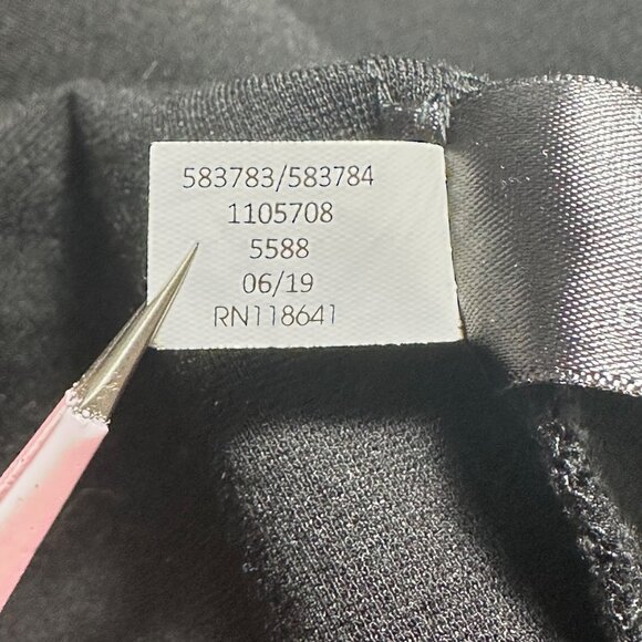 Lane Bryant Black Cascade Front Ponte Overpiece Cardigan SZ 18/20 Professional - Picture 5 of 6